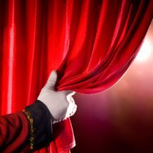 parting the curtain